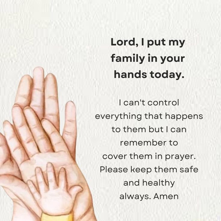 A Prayer For Family Safety and Love 