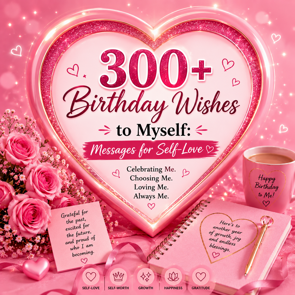 300+Amazing Birthday Wishes to Myself: Messages for Self-Love