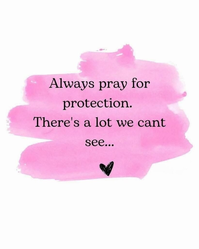 A prayer for God's protection