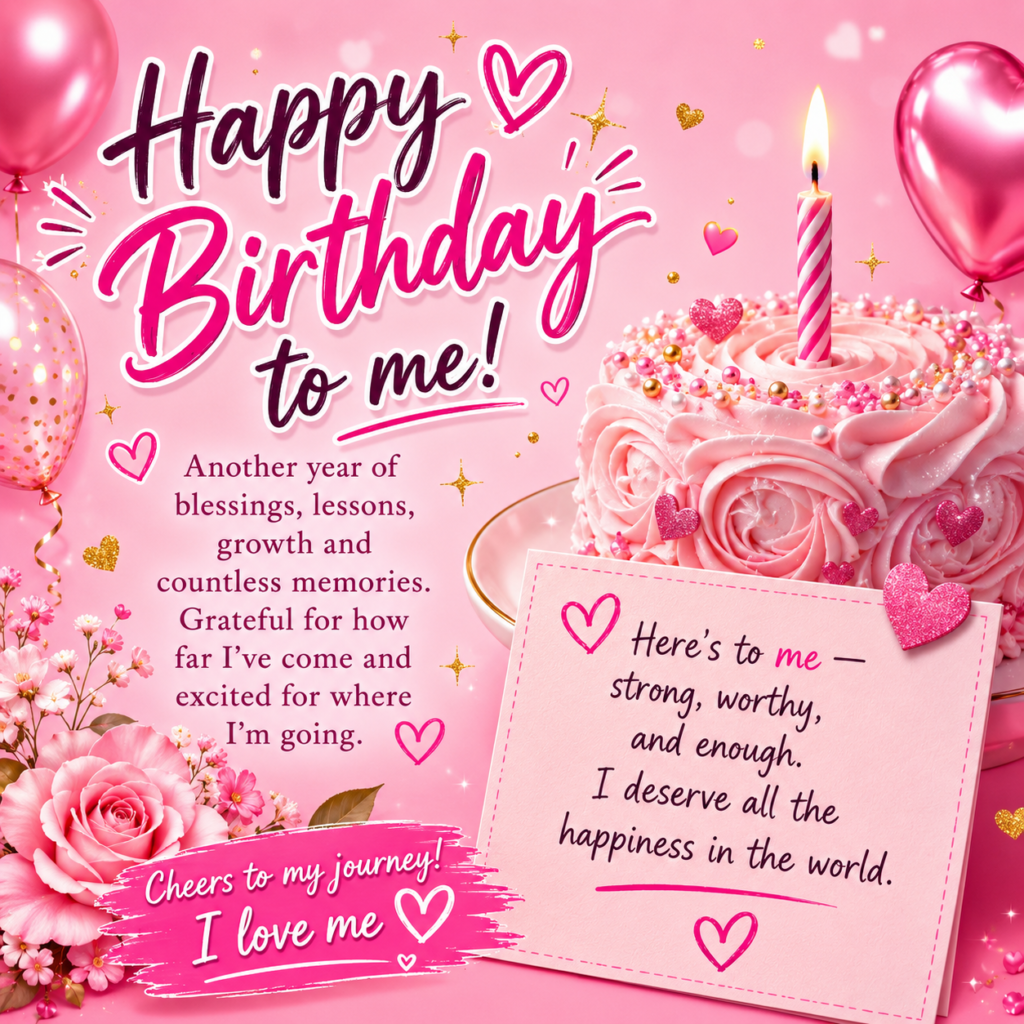 Birthday Wishes to Myself Images