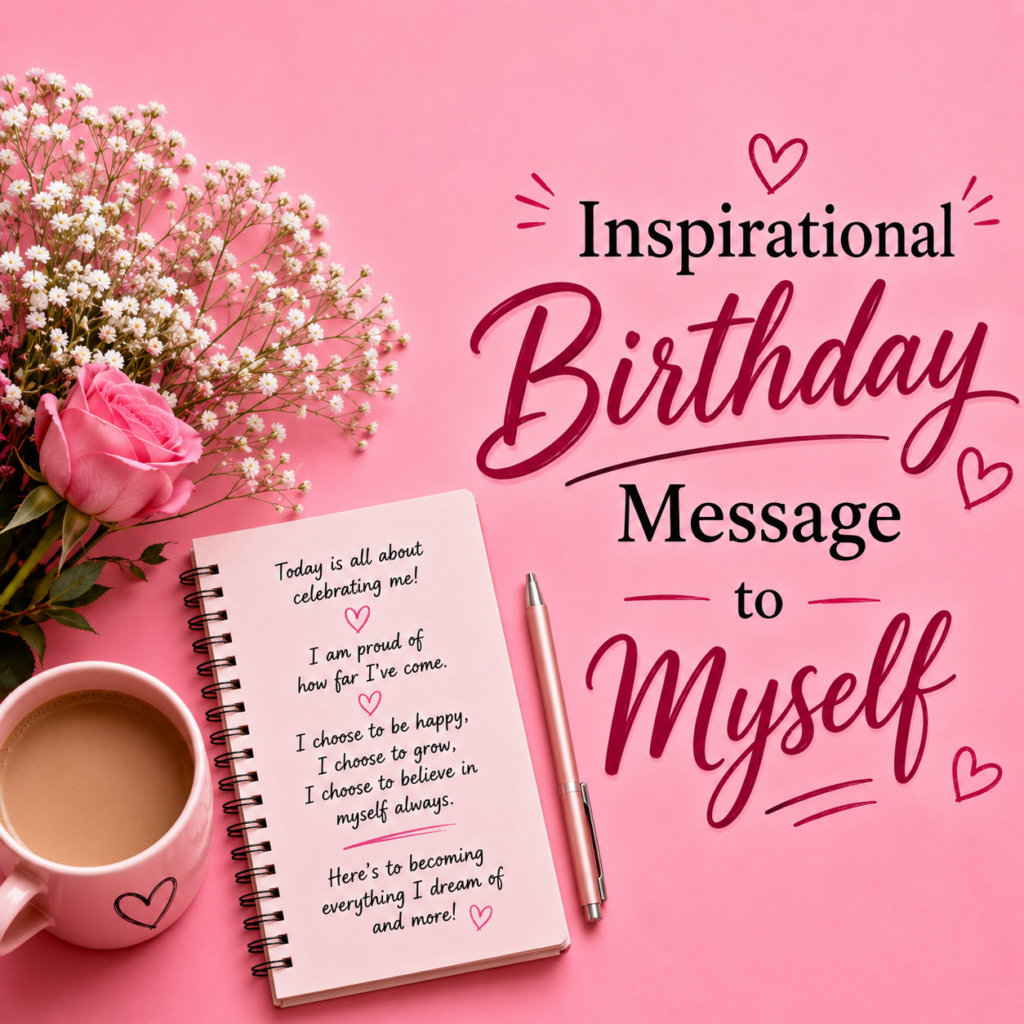 Inspirational Birthday Message to Myself