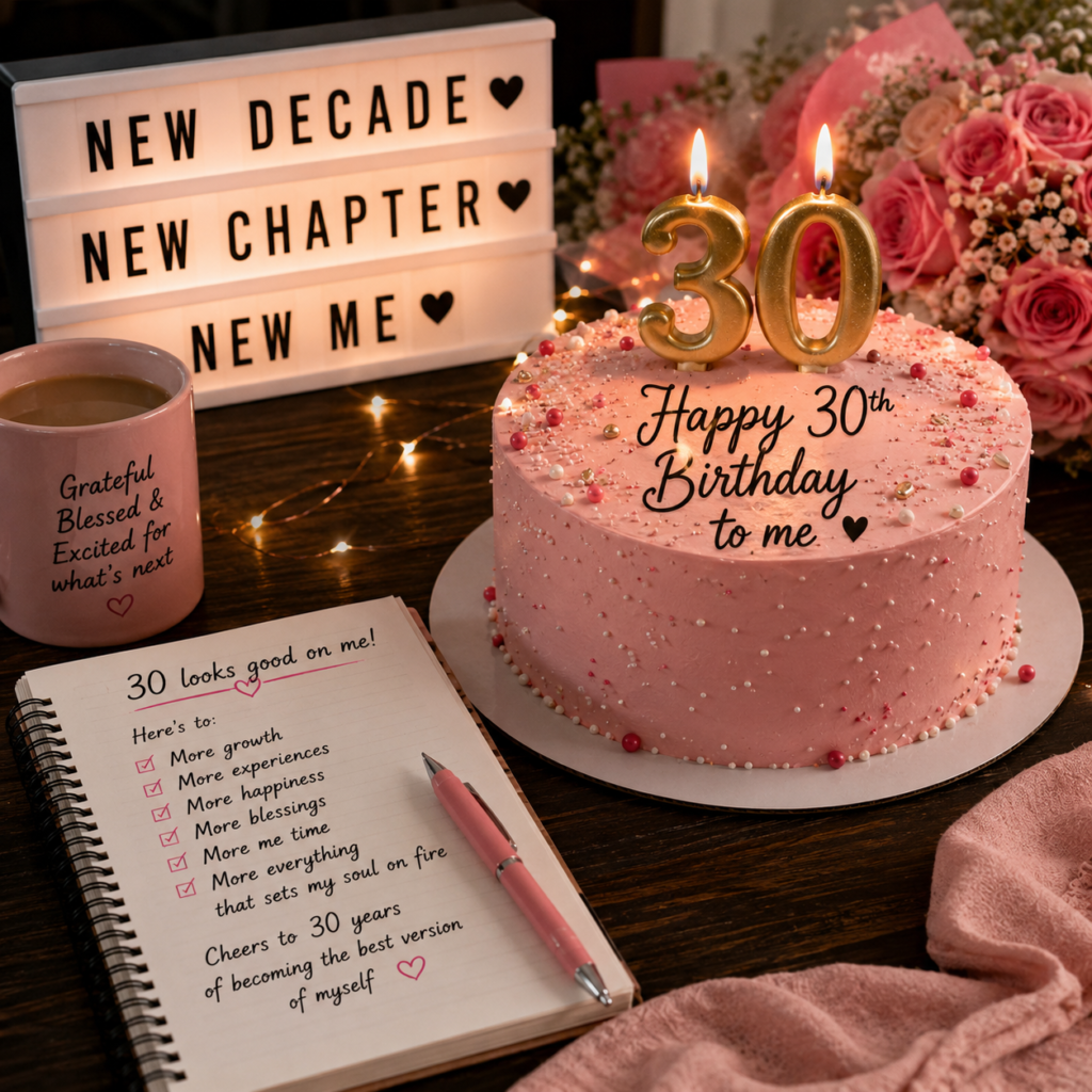 Birthday Wishes to Myself Turning 30