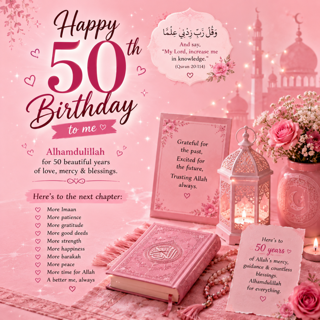 Birthday Wishes to Myself Turning 50