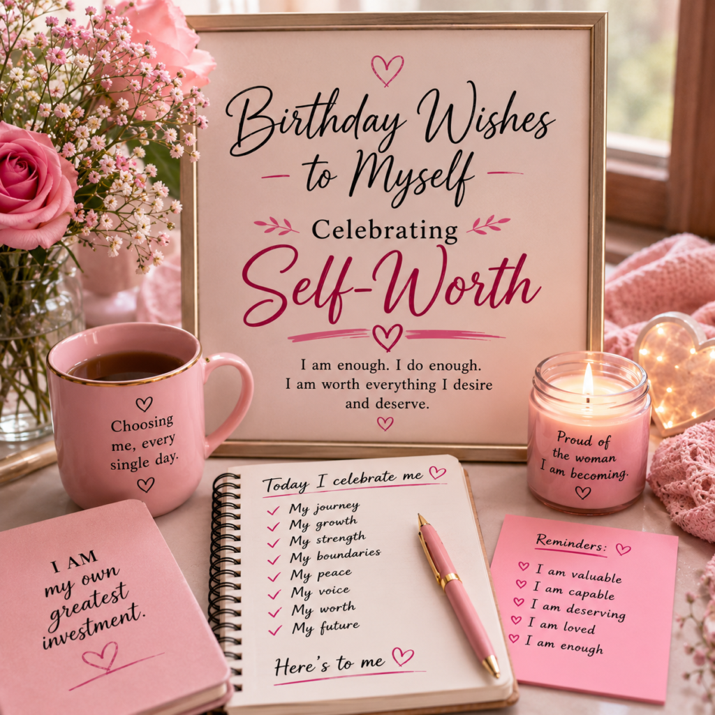 Birthday Wishes to Myself Celebrating Self-Worth
