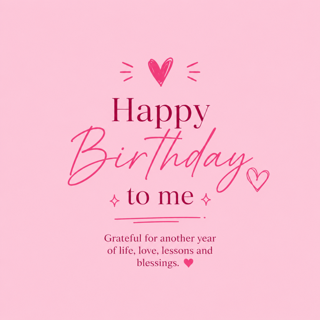 Birthday Wishes to Myself for Social Media Posts