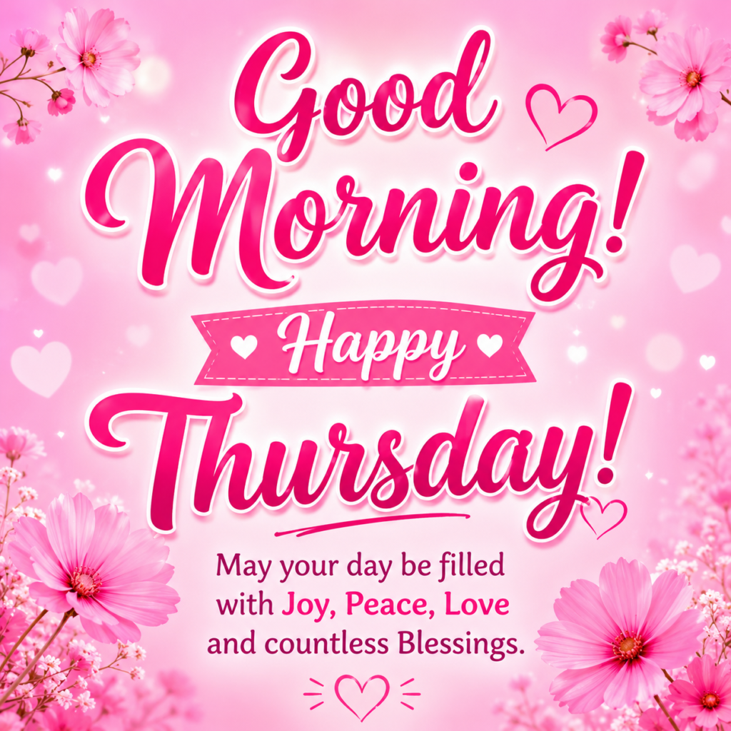 Good Morning Thursday Blessings GIF