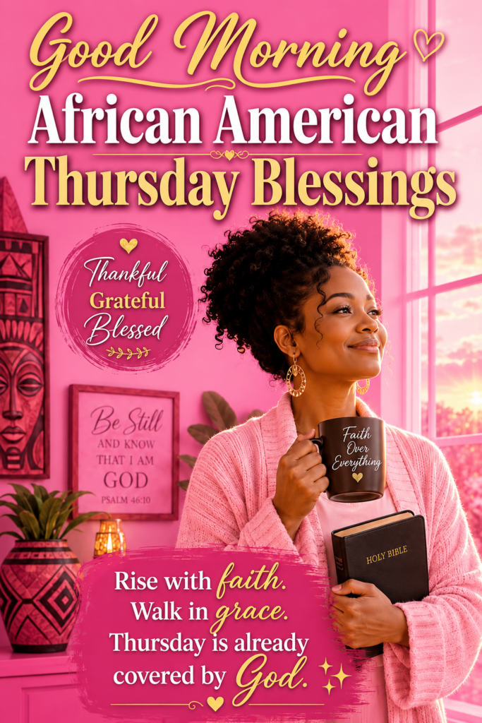 African American Good Morning Thursday Blessings