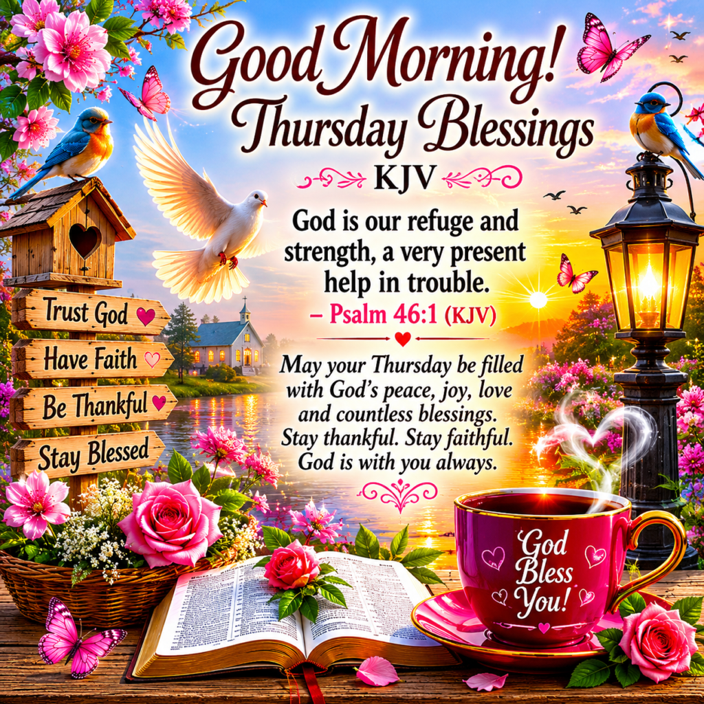 Good Morning Thursday Blessings KJV