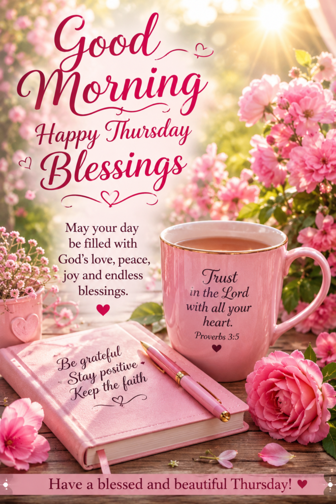 Beautiful Good morning Thursday Blessings