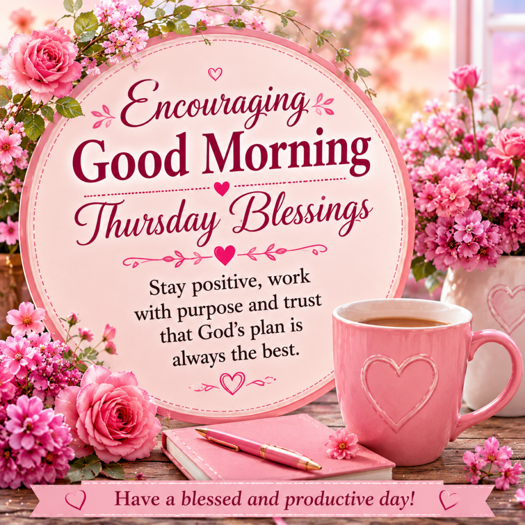 Encouraging Good Morning Thursday Blessings