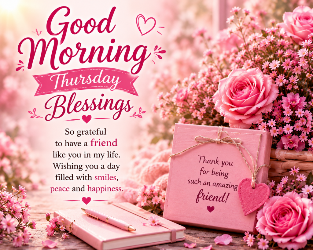 Good Morning Thursday Blessings for Friends