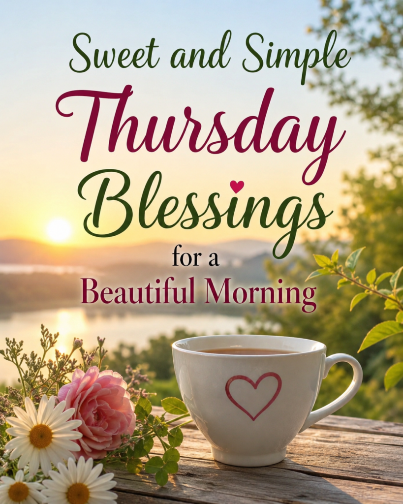 Sweet and Simple Thursday Blessings for a Beautiful Morning