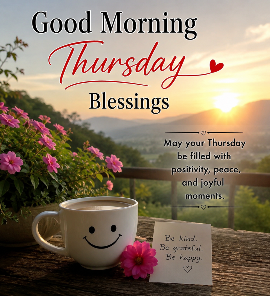 Good Morning Thursday Blessings Quotes