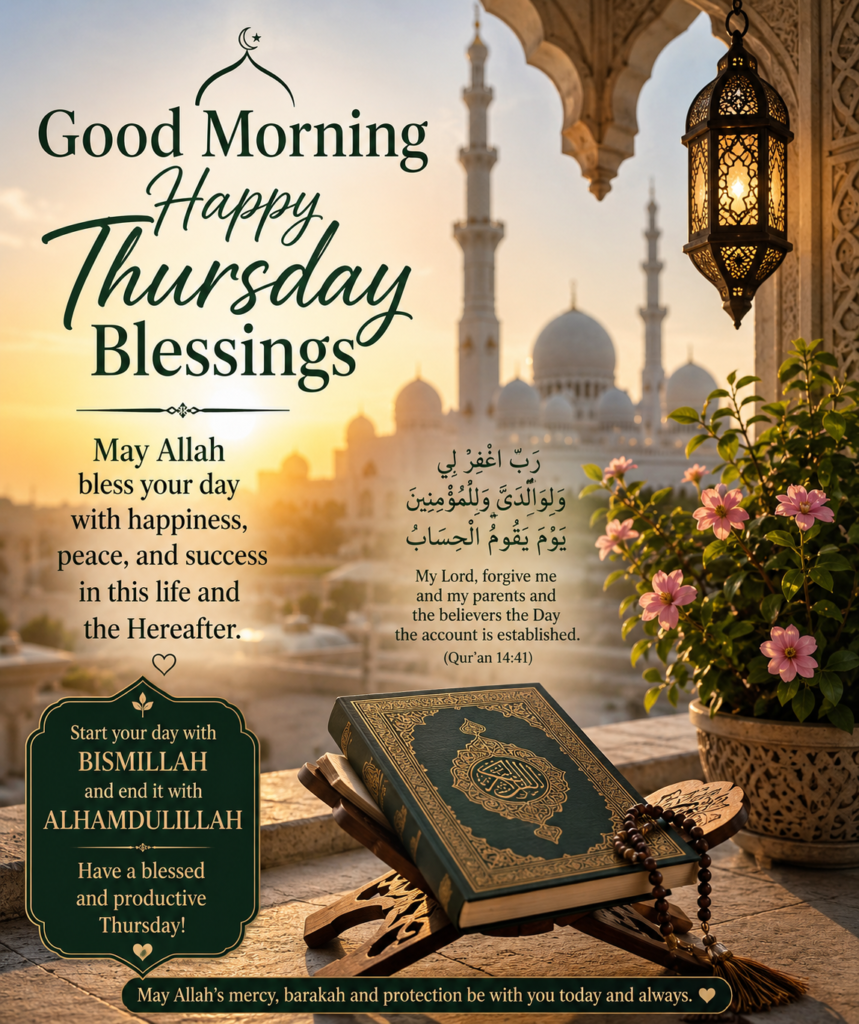 Good Morning Happy Thursday Blessings