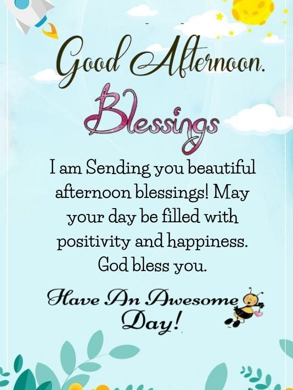 Afternoon Tuesday Blessings