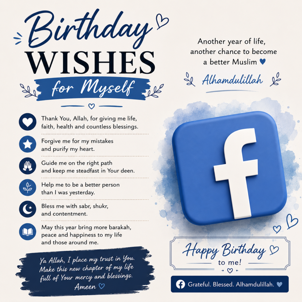 Birthday Wishes for Myself to Post on Facebook