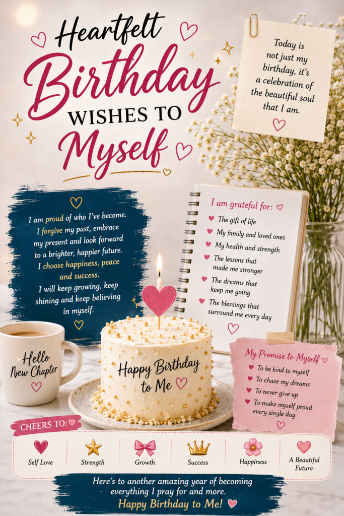 Heartfelt Birthday Wishes to Myself