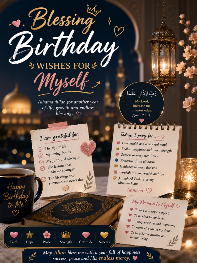 Blesseing Birthday Wishes for Myself