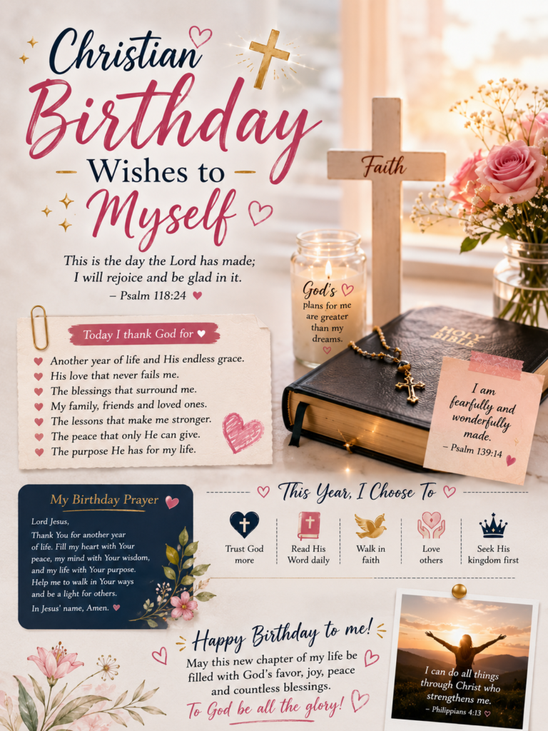 Christian Birthday Wishes to Myself