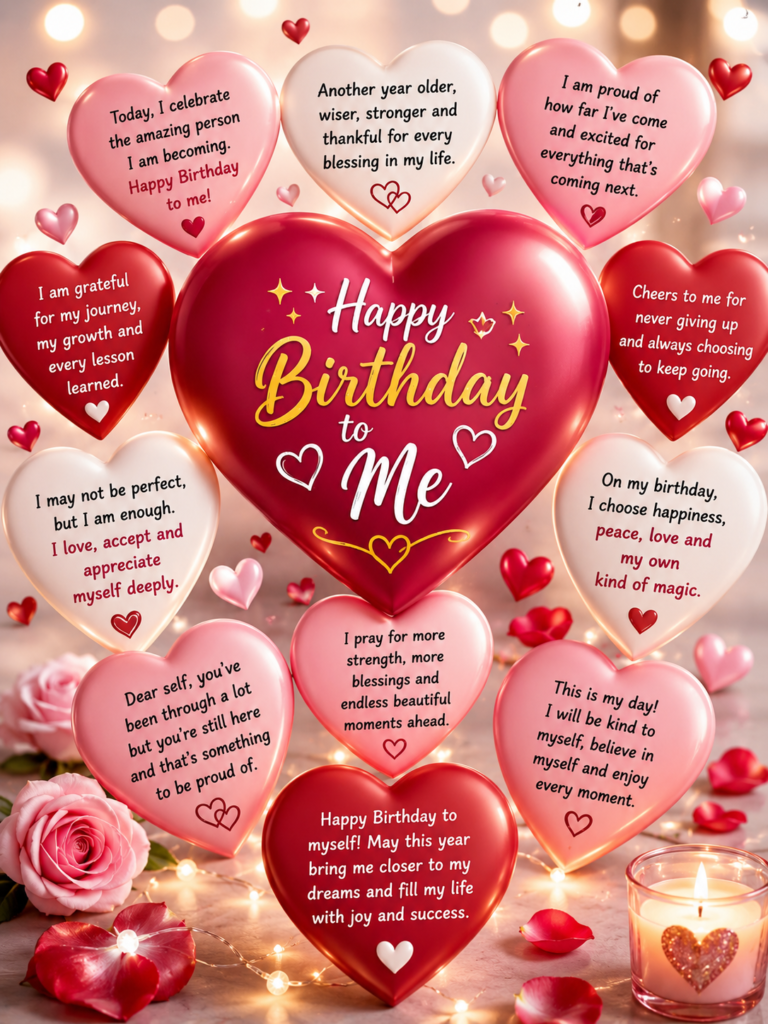  Touching Birthday Messages to Myself
