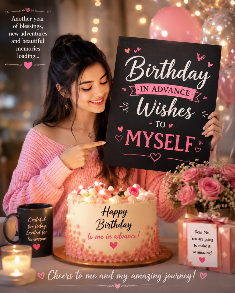 Birthday in Advance Wishes to Myself