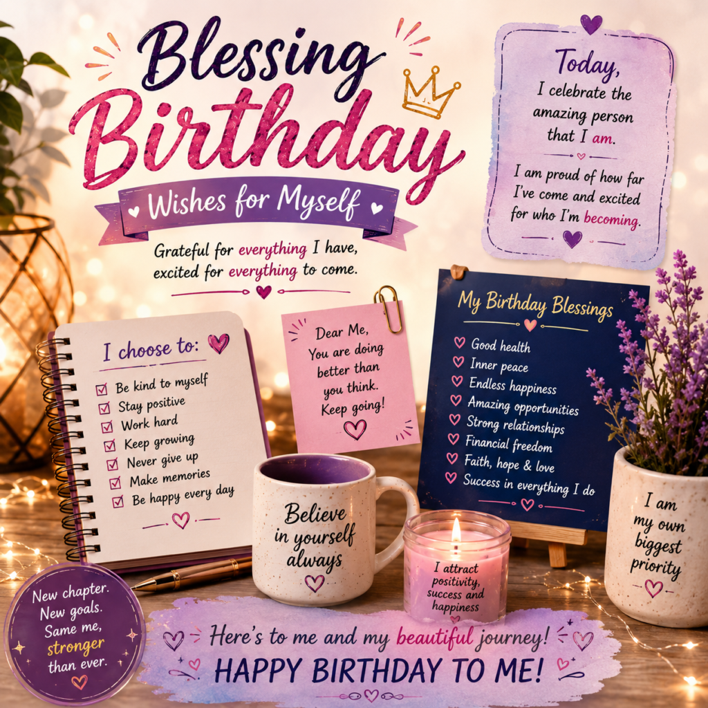 Blessing Birthday Wishes for Myself