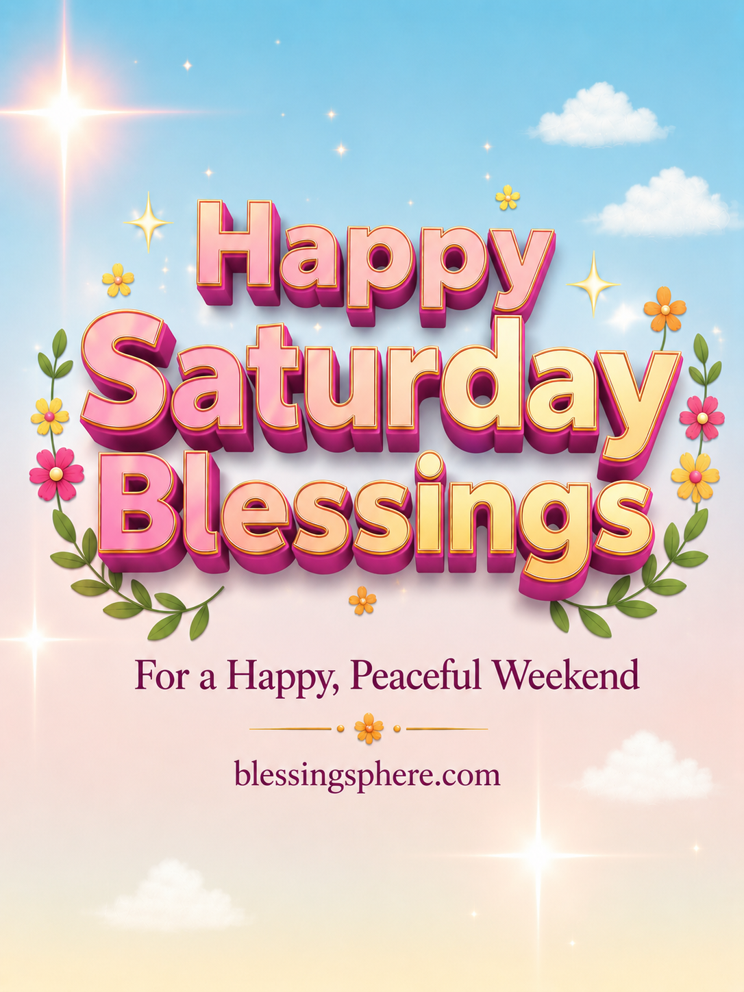 Saturday Blessings for a Happy, Peaceful Weekend are here! Embrace positivity and serenity with our curated blessings just for you