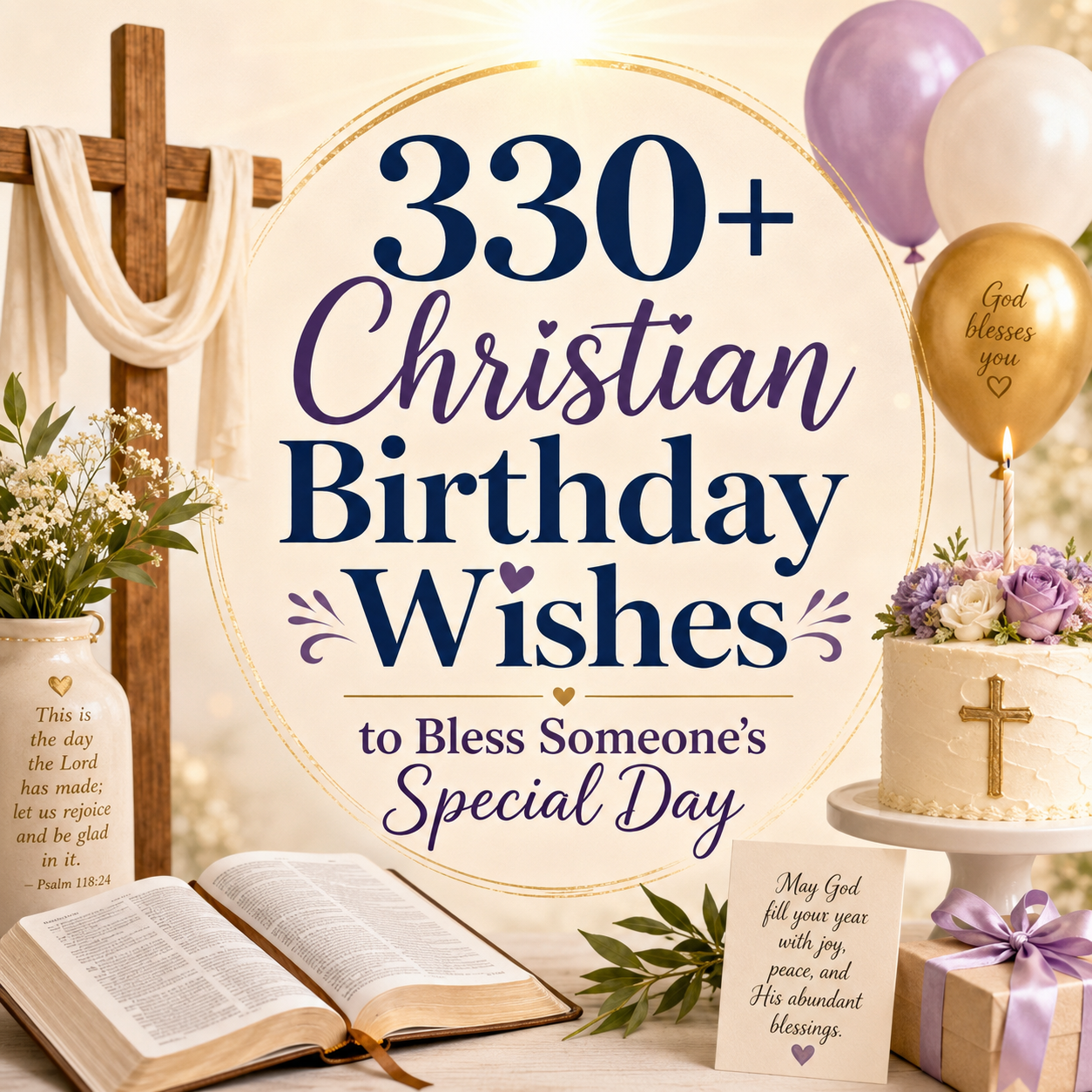 330+Christian Birthday Wishes to Bless Someone’s Special Day