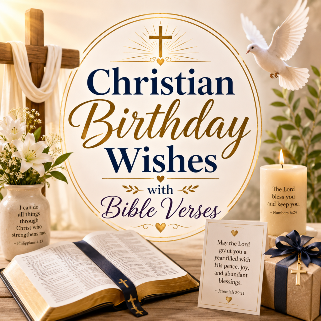 Christian Birthday Wishes with Bible Verses