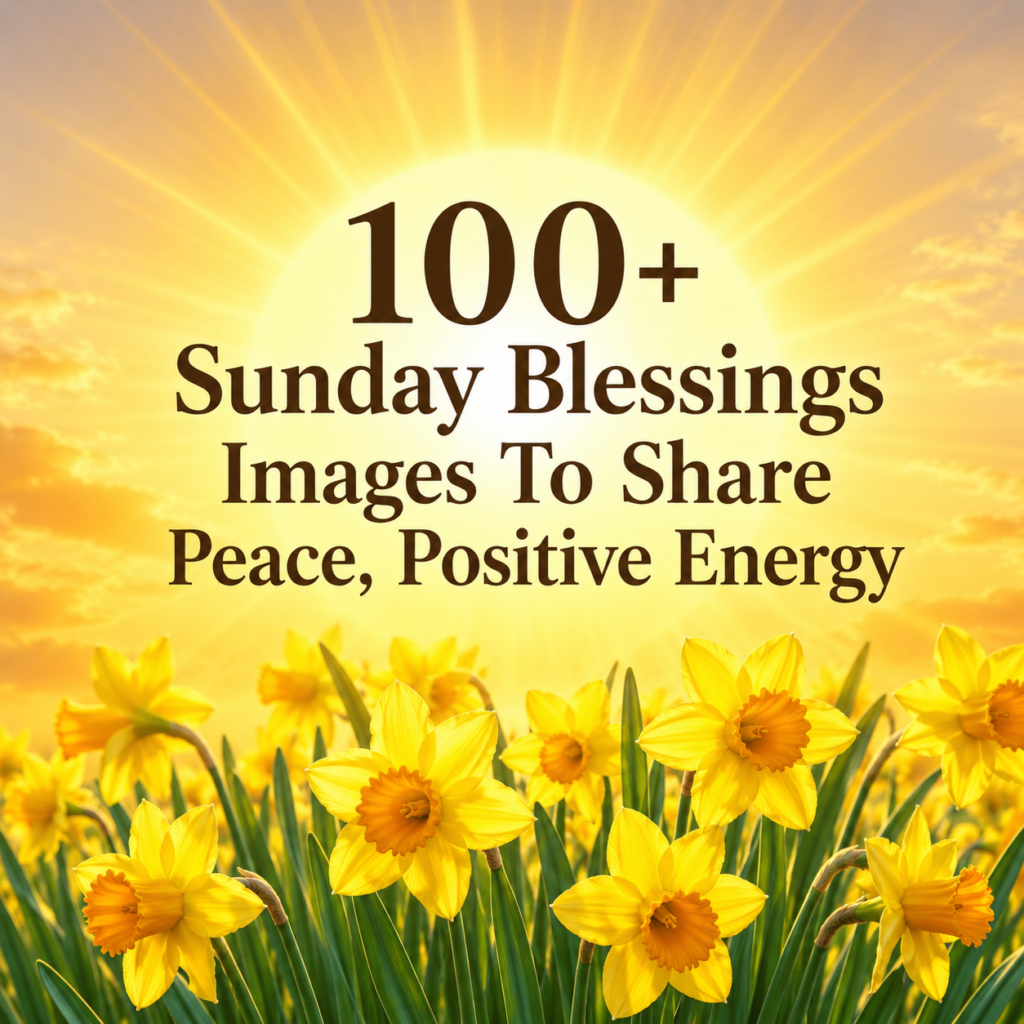 100+ Sunday Blessings Images To Share Peace, Positive Energy