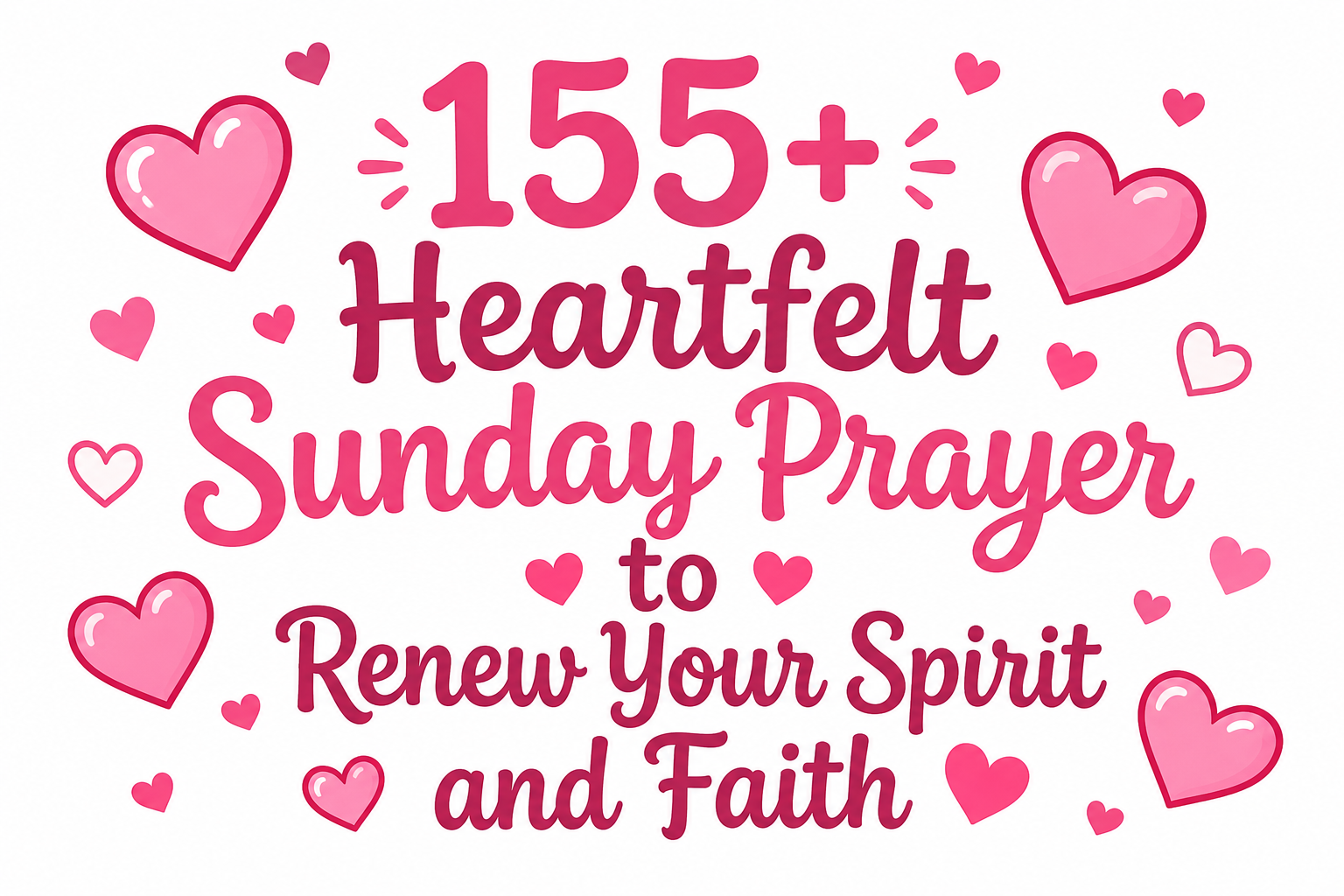 155+Heartfelt Sunday Prayer to Renew Your Spirit and Faith