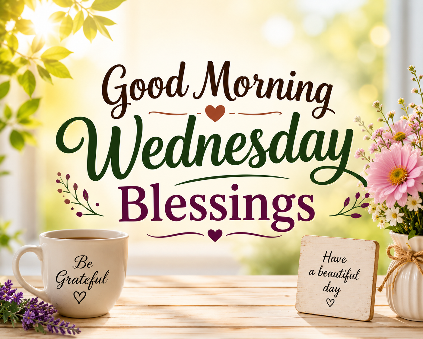 120+ Good Morning Wednesday Blessings Midweek Hope and Joy