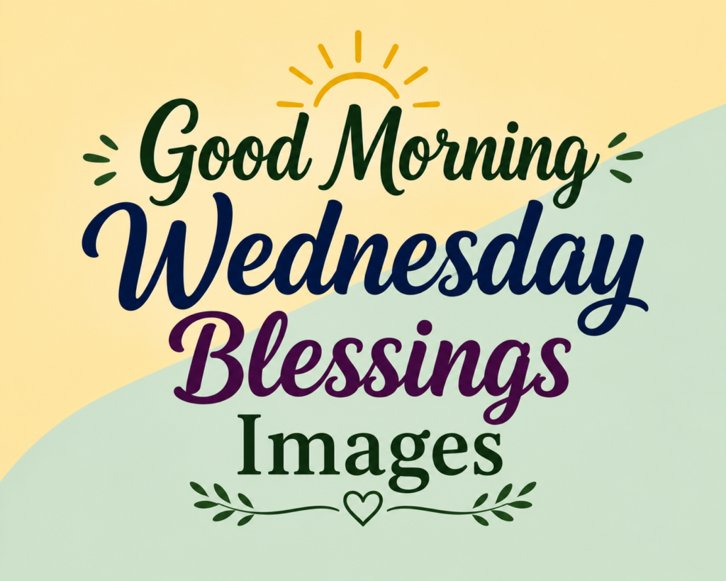 Free Good Morning Wednesday Blessings Images