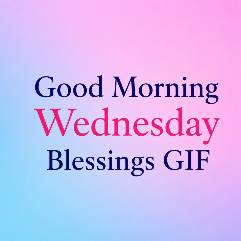 Good Morning Wednesday Blessings GIF