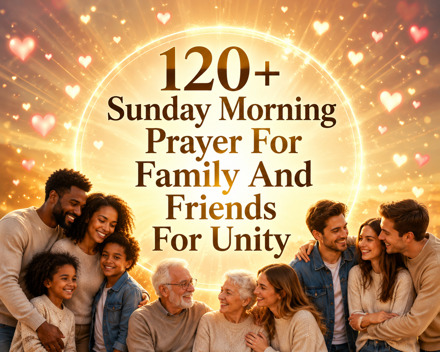 120+Sunday Morning Prayer For Family And Friends For Unity