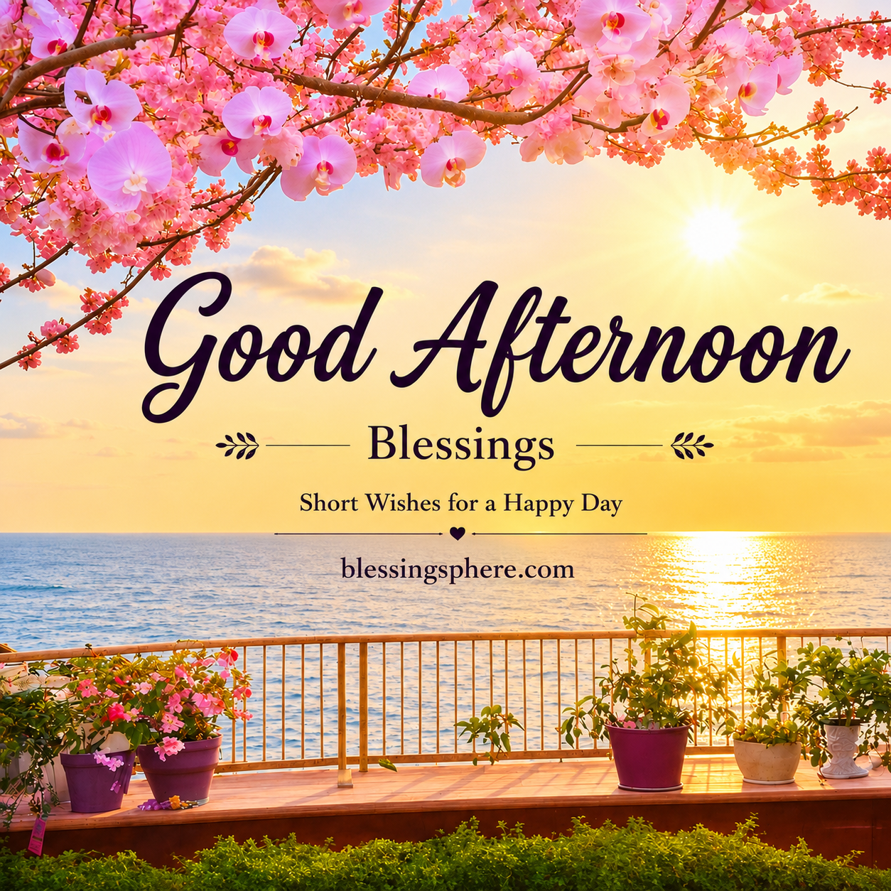 Good Afternoon Blessings: Short Wishes for a Happy Day