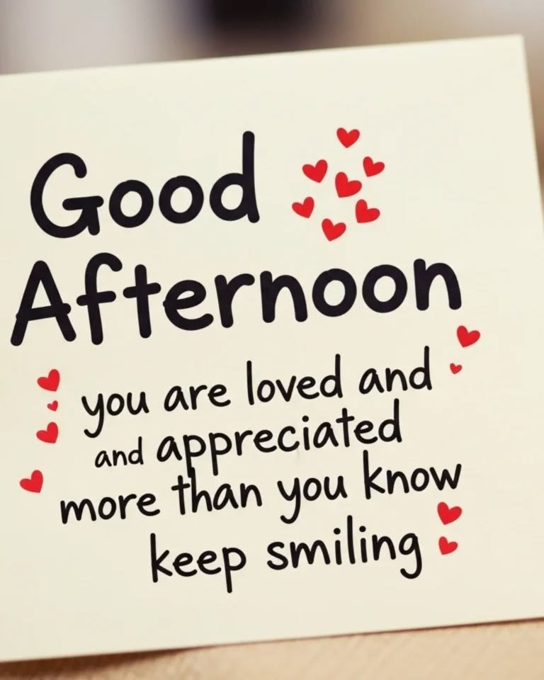Good Afternoon Blessings Quote