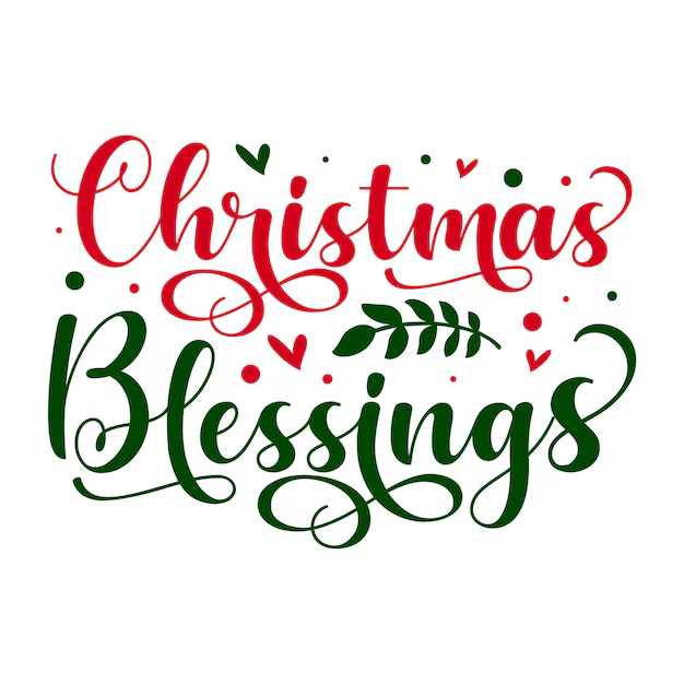 Christmas blessings date