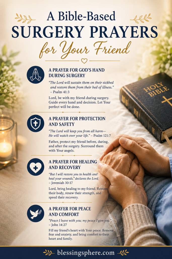 A Bible-Based Surgery Prayers for Your Friend