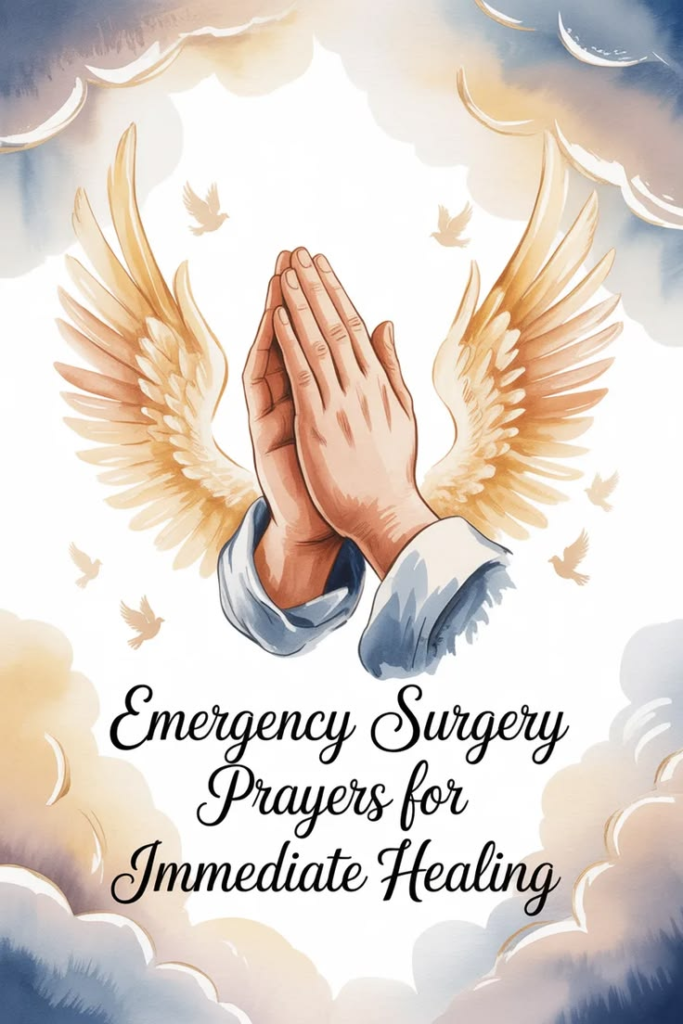 Emergency Surgery Prayers for Friend