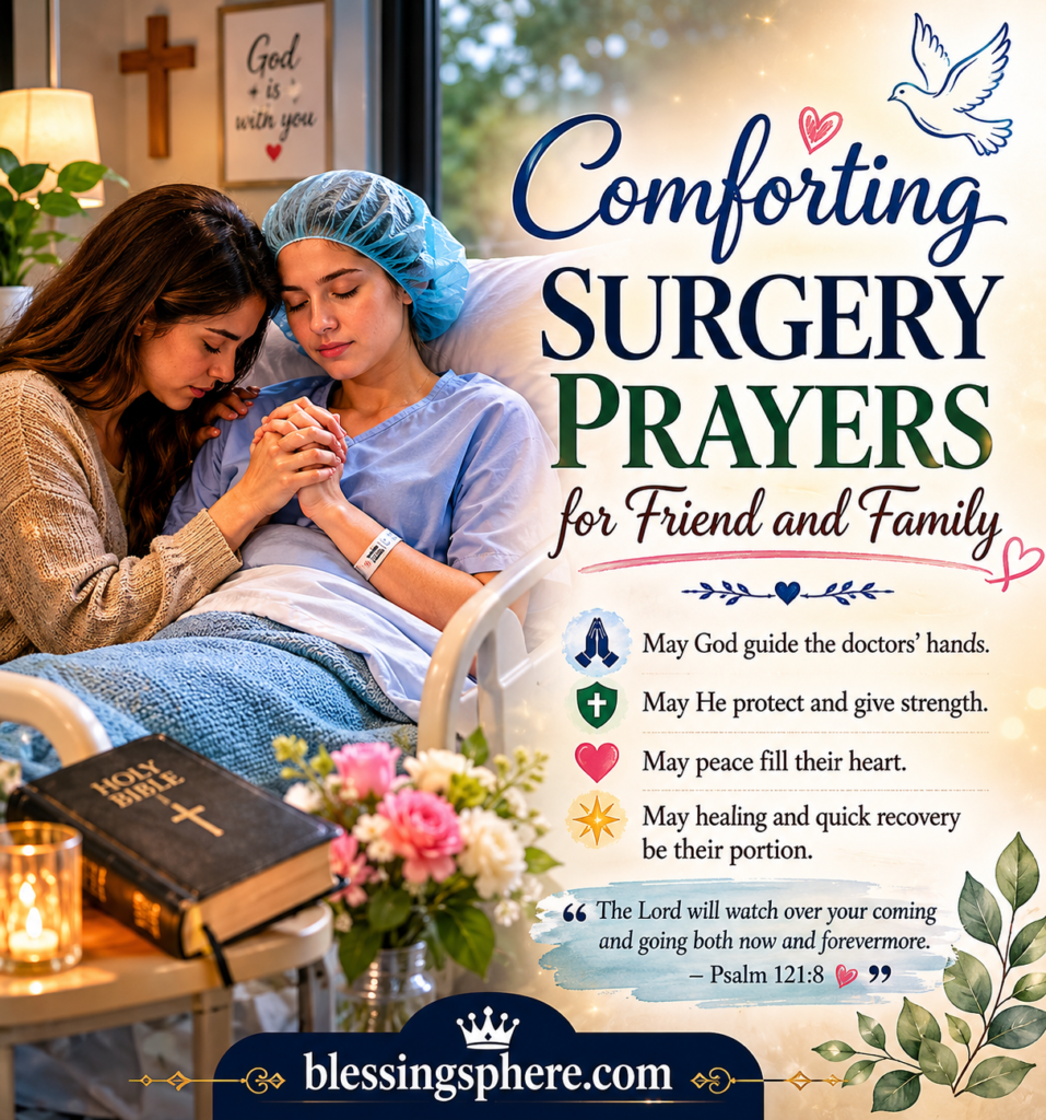 Comforting Surgery Prayers for Friend and Family