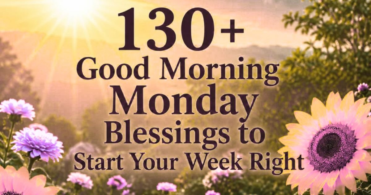 130+Good Morning Monday Blessings to Start Your Week Right