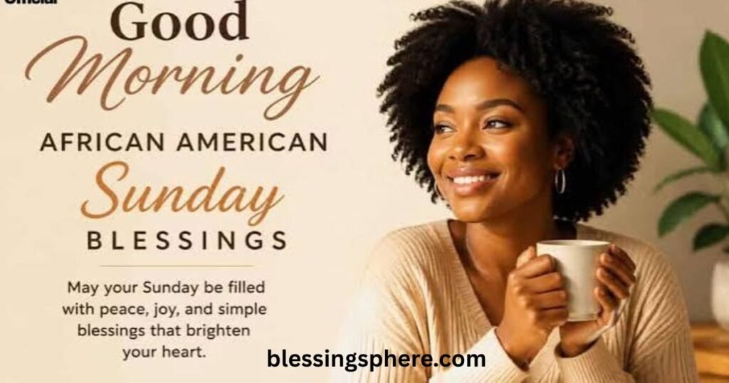 African American Sunday Morning Blessings