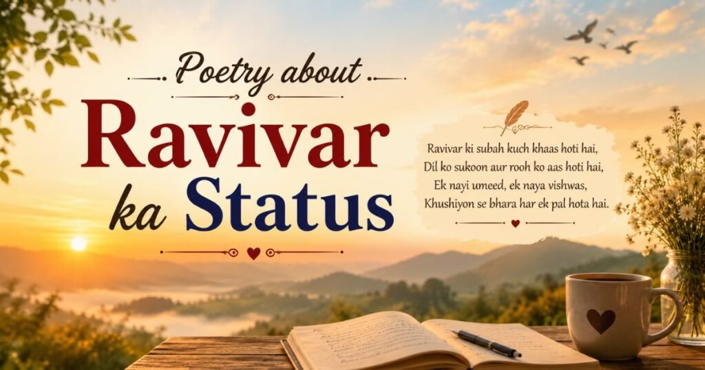 Poetry about Ravivar ka Status