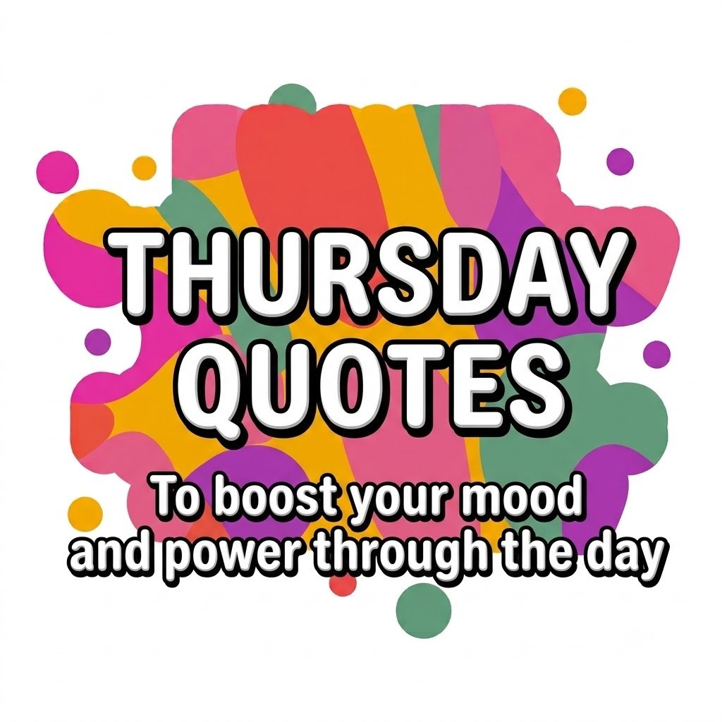 thursday quotes to boost your mood and power through the day