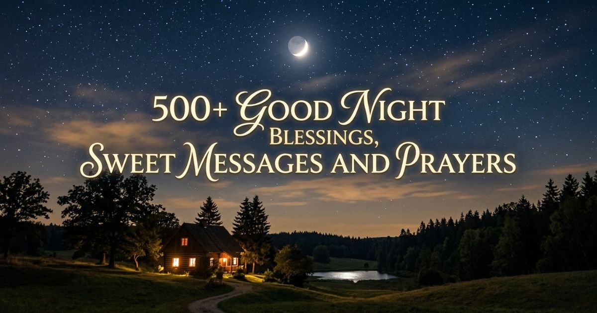 500+ Good Night Blessings, Sweet Messages and Prayers
