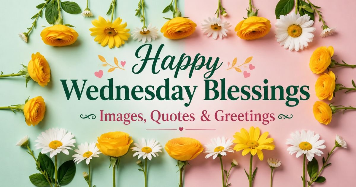 Happy Wednesday Blessings​ Images, Quotes & Greetings