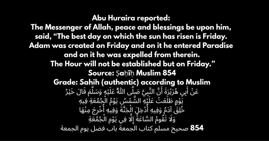 Hadith on Jummah Rakat