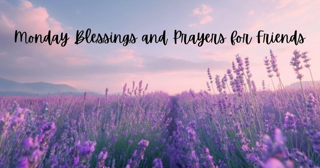 Monday Blessings and Prayers for Friends
